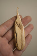 Crochet Hook : Hand Carved Beech Hook size 4mm
