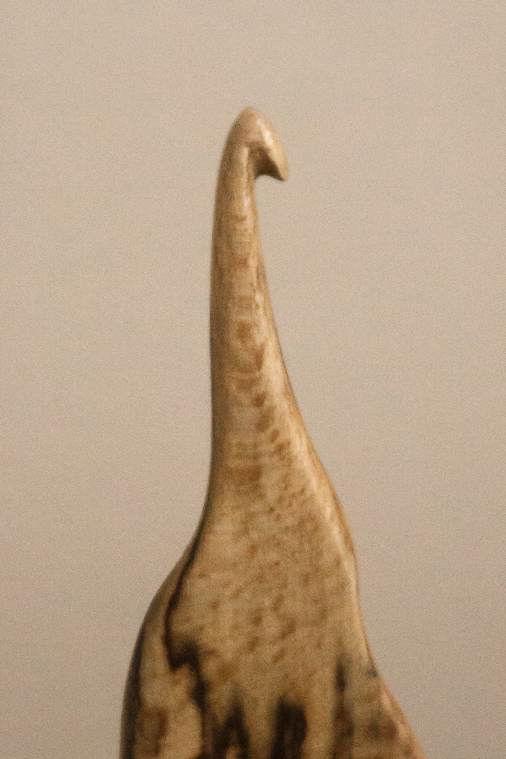 Crochet Hook : Hand Carved Beech Hook size 4mm